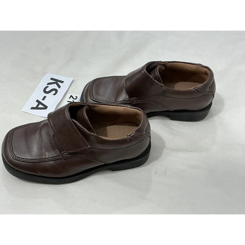 Boys Smart Fit Brown Dress Shoes 9.5 W